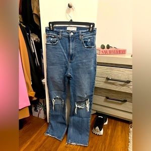 Abercrombie curve love straight